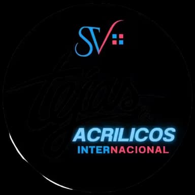 logo de sv tejas y acrilicos internacional