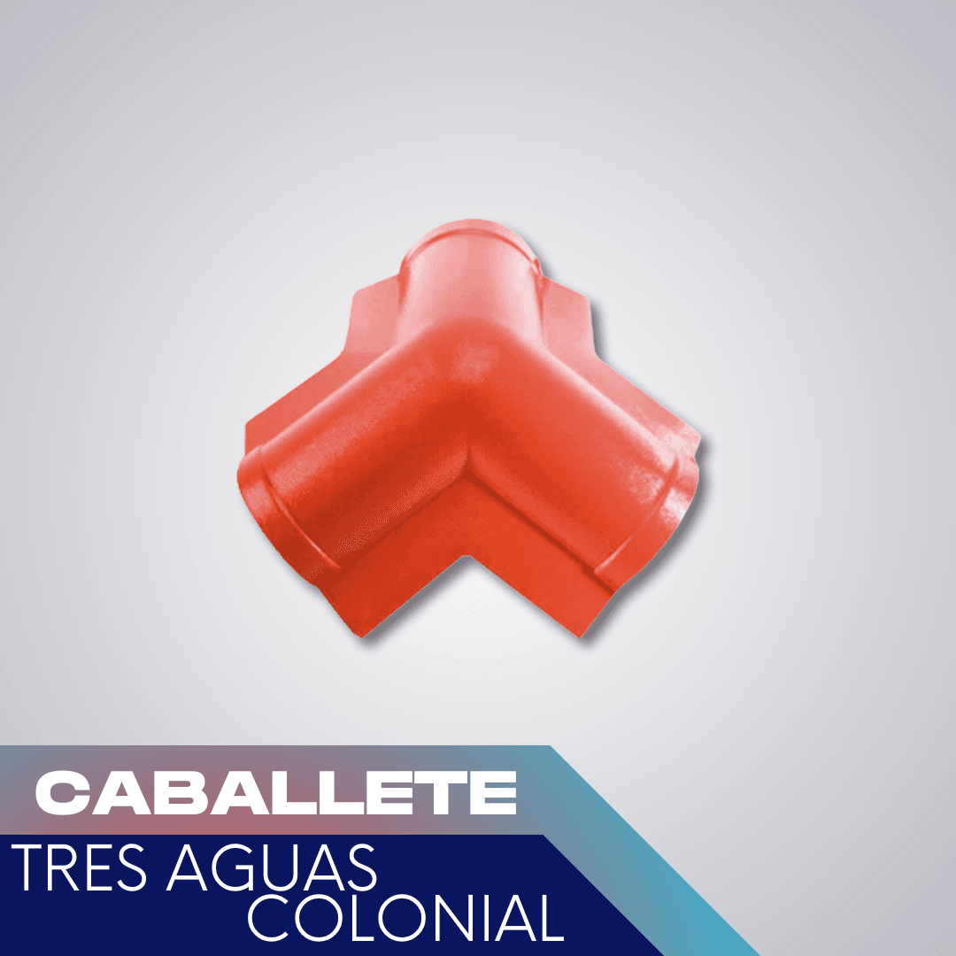 Caballete Tres Aguas Colonial